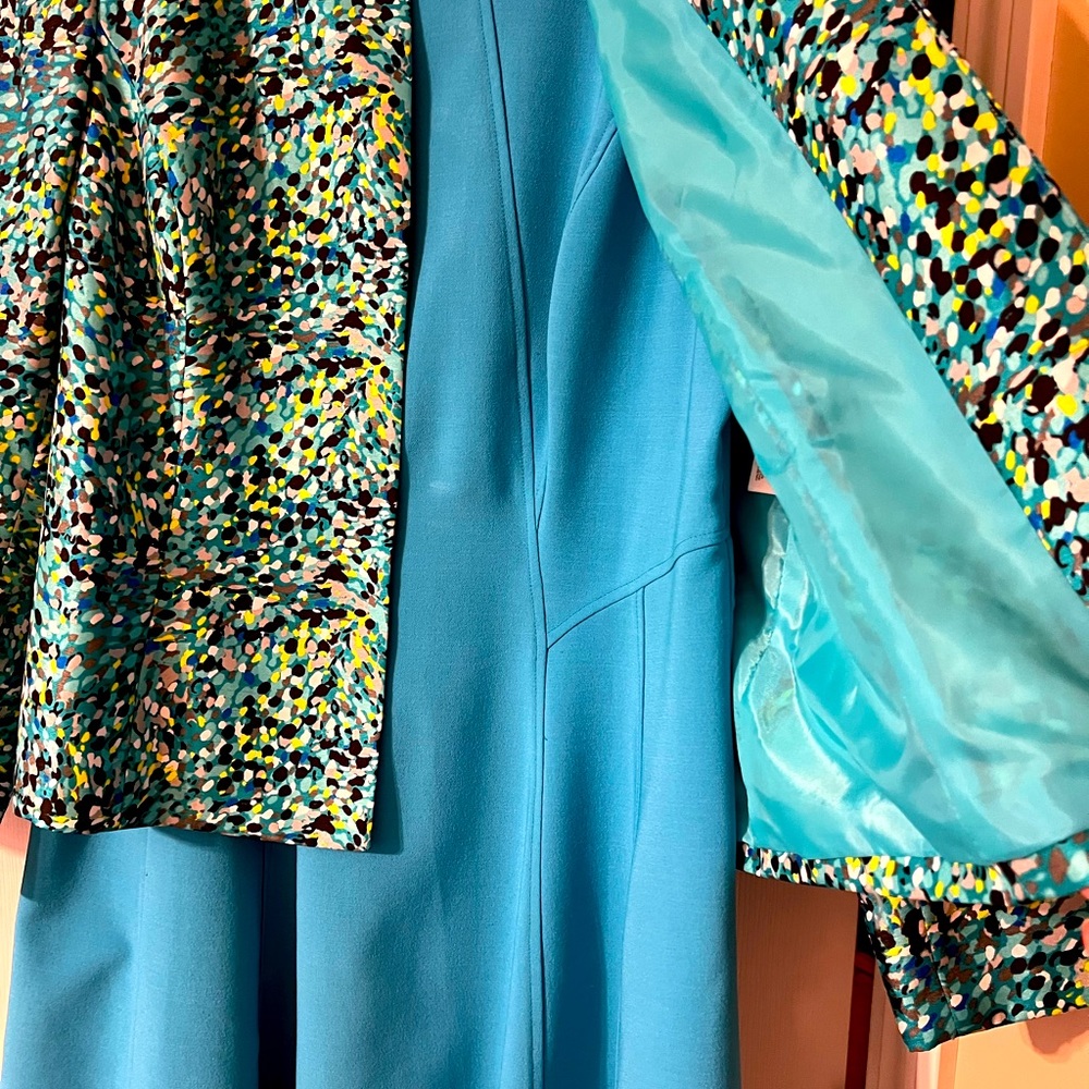 Dress with matching jacket. Sold as set or separate.